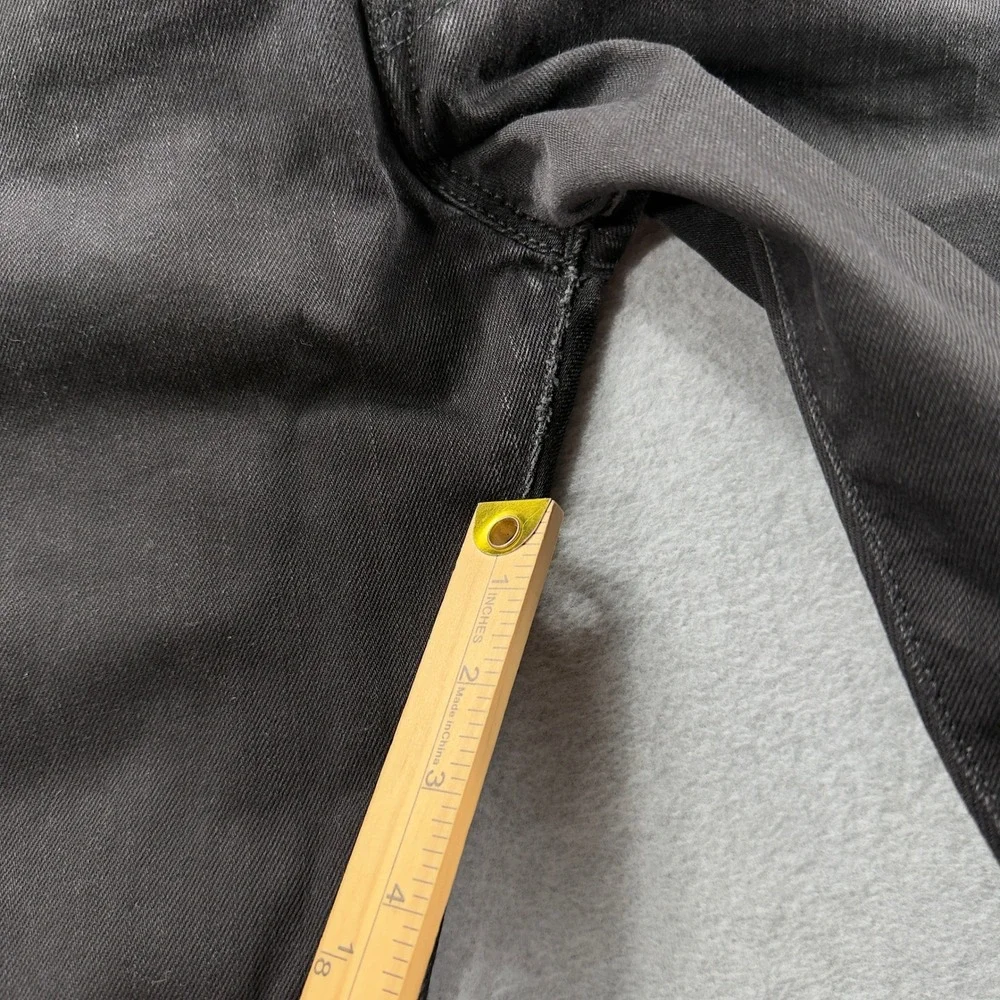 Levi's 501 Original Fit Jeans Mens 44x32 Black Straight Leg Button Fly Denim